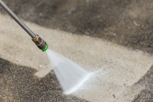 preparing concrete for acid wash