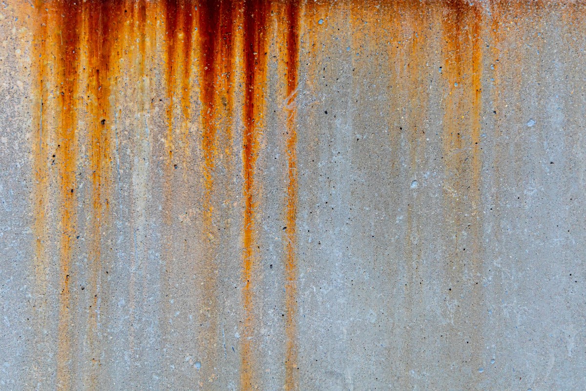 rust on concrete