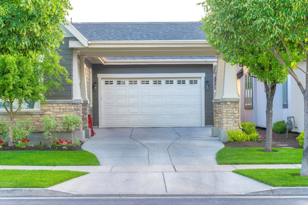 concrete driveway